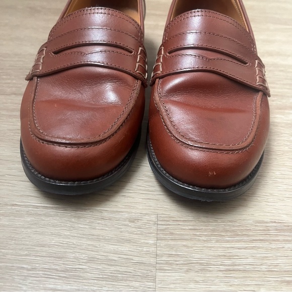 Sézane André Loafters Natural Heritage Leather Size US 6.5 (FR Size 37) - Picture 8 of 15